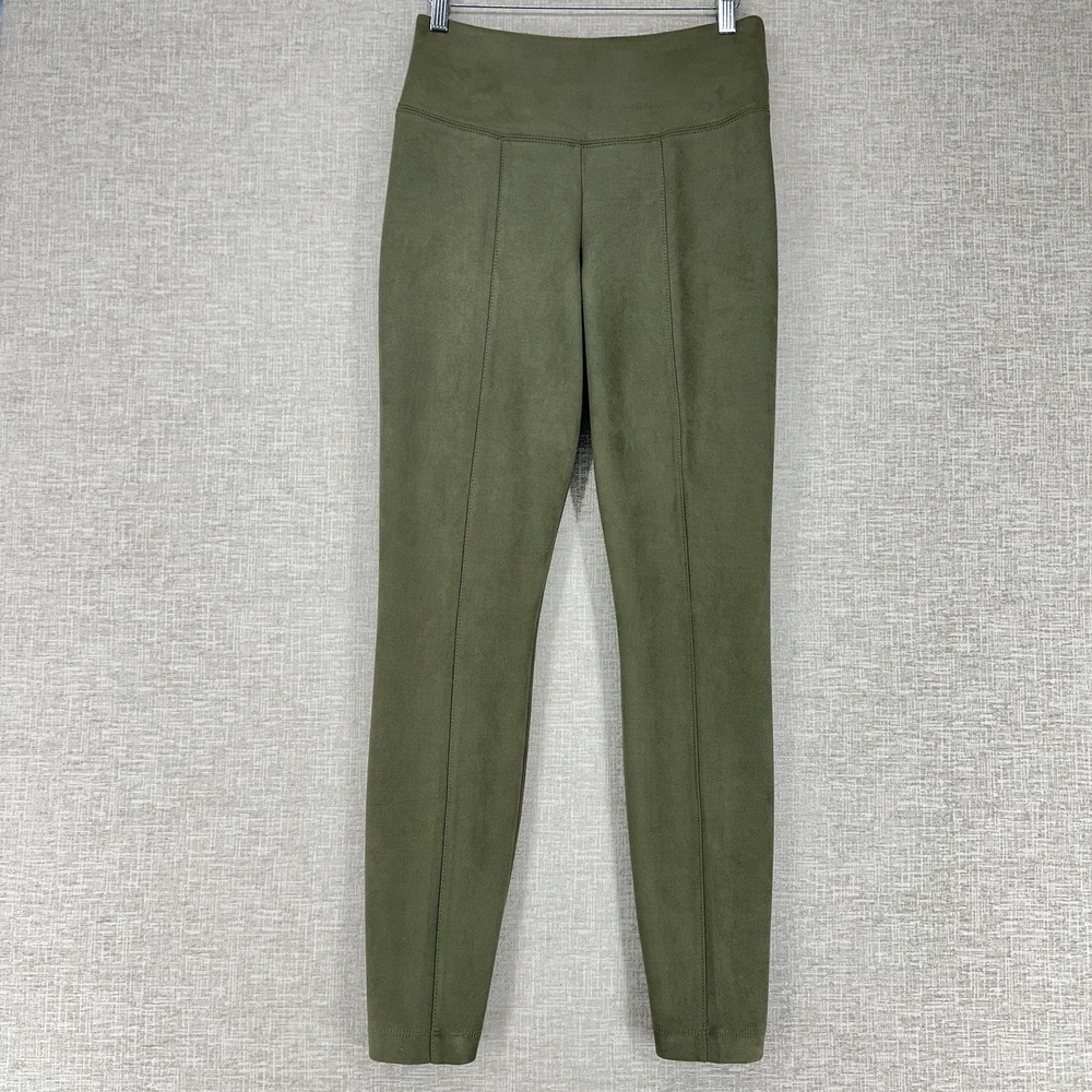 White House Black Market Leggings Womens 6 Green Runway High Rise‎ Ankle Stretch